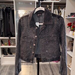 Windsor Studded Black Jean Jacket